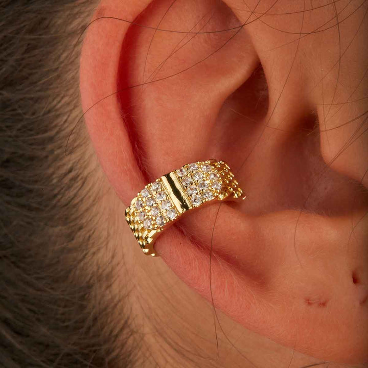 Mary Earcuff Zirkon Kıkırdak Küpe