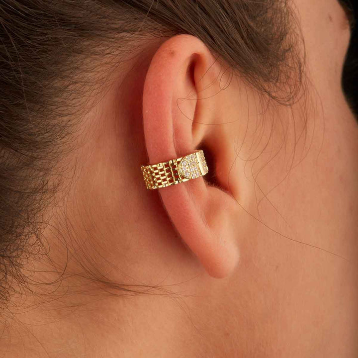 Mary Earcuff Zirkon Kıkırdak Küpe