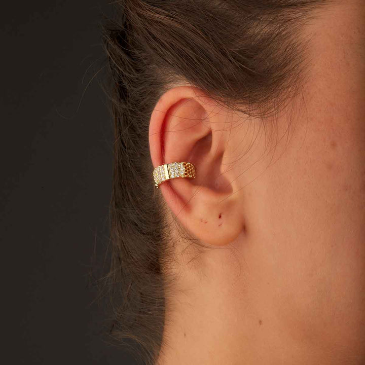 Mary Earcuff Zirkon Kıkırdak Küpe