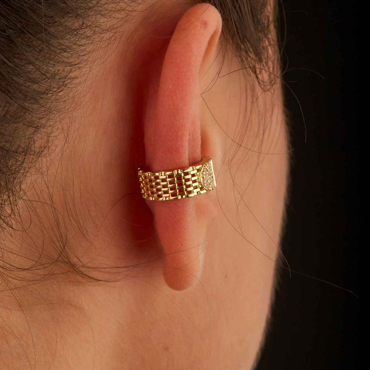Mary Earcuff Zirkon Kıkırdak Küpe