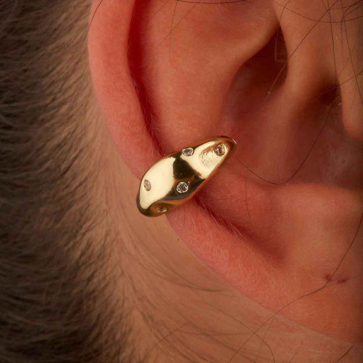 Jeny Earcuff Zirkon Kıkırdak Küpe