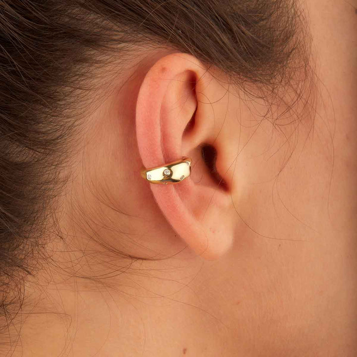 Jeny Earcuff Zirkon Kıkırdak Küpe