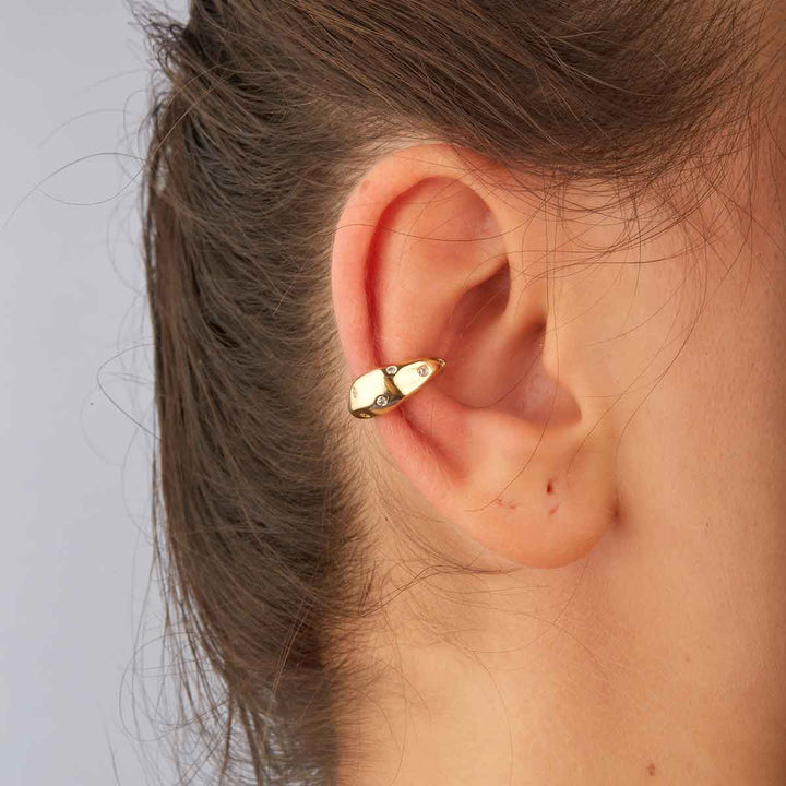 Jeny Earcuff Zirkon Kıkırdak Küpe