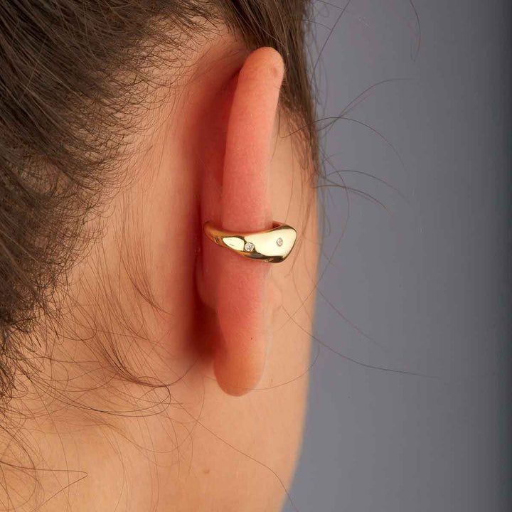 Jeny Earcuff Zirkon Kıkırdak Küpe