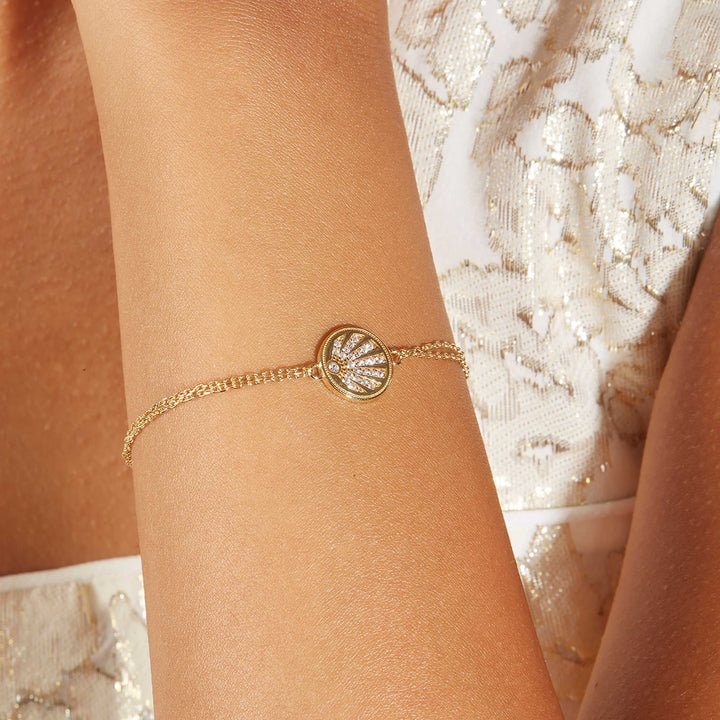 Ceylin Celestial Sun Chain Bracelet