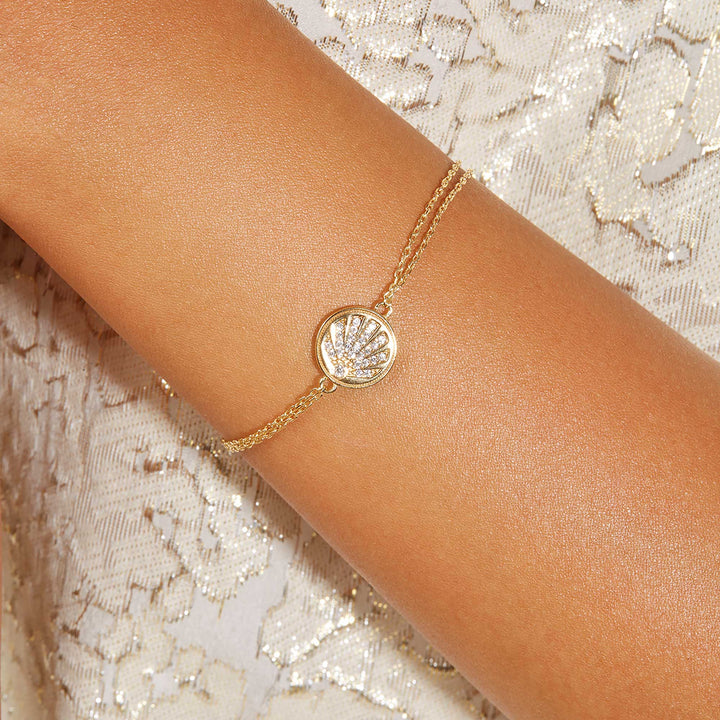 Ceylin Celestial Sun Chain Bracelet
