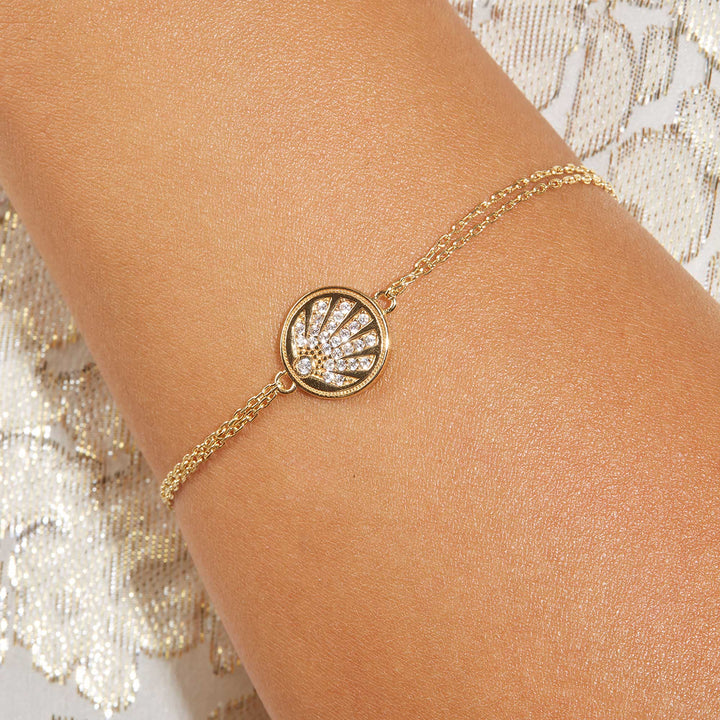 Ceylin Celestial Sun Chain Bracelet