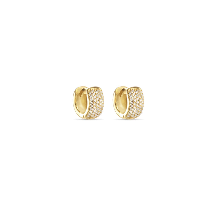 Rowan Quadriple Row Pave Huggie