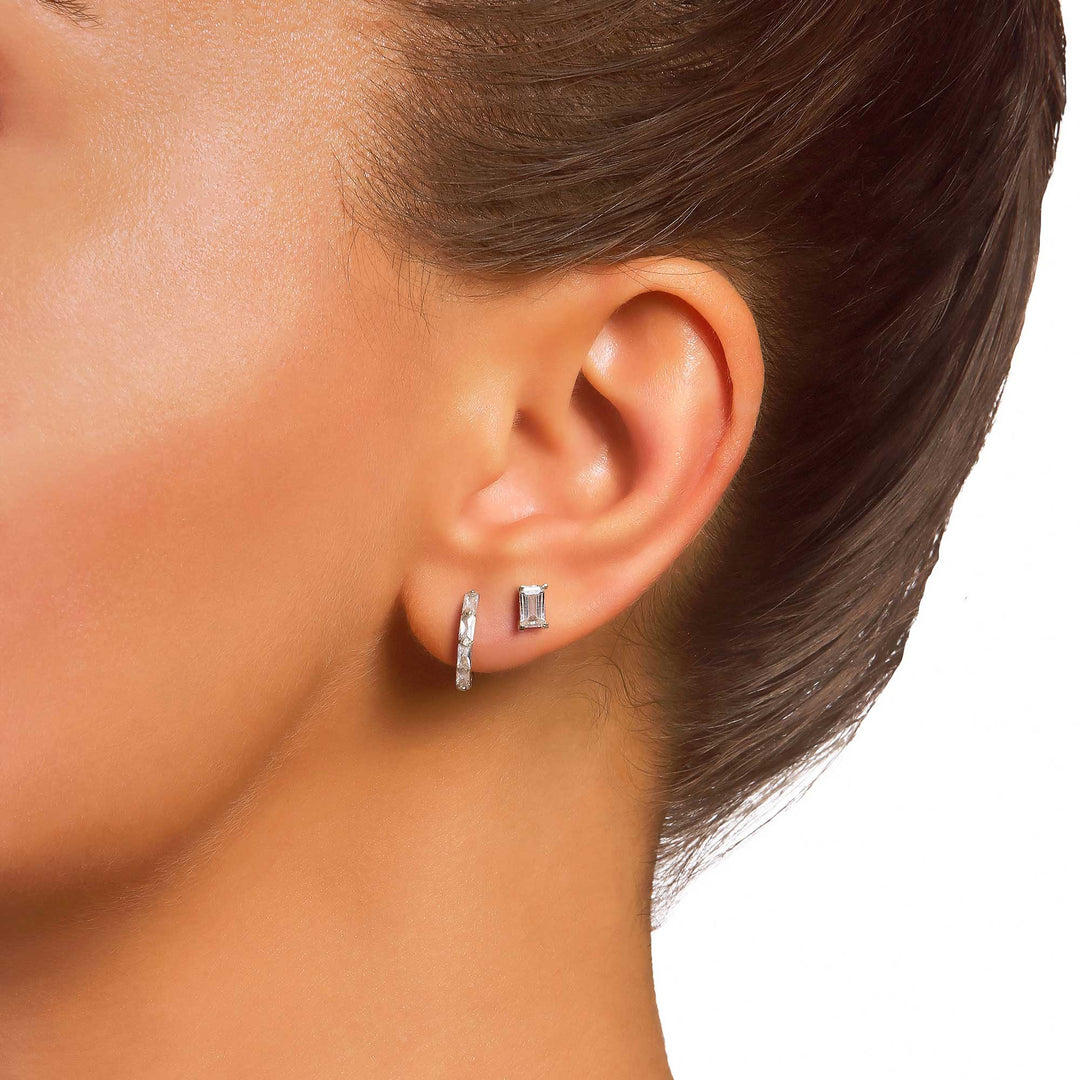 Sophia CZ Baguette Stud