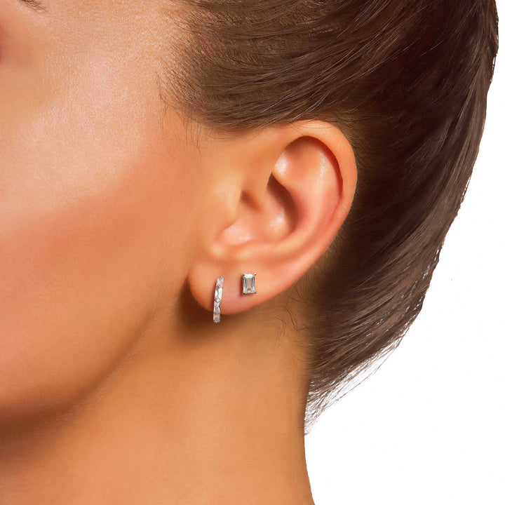 Sophia CZ Baguette Stud
