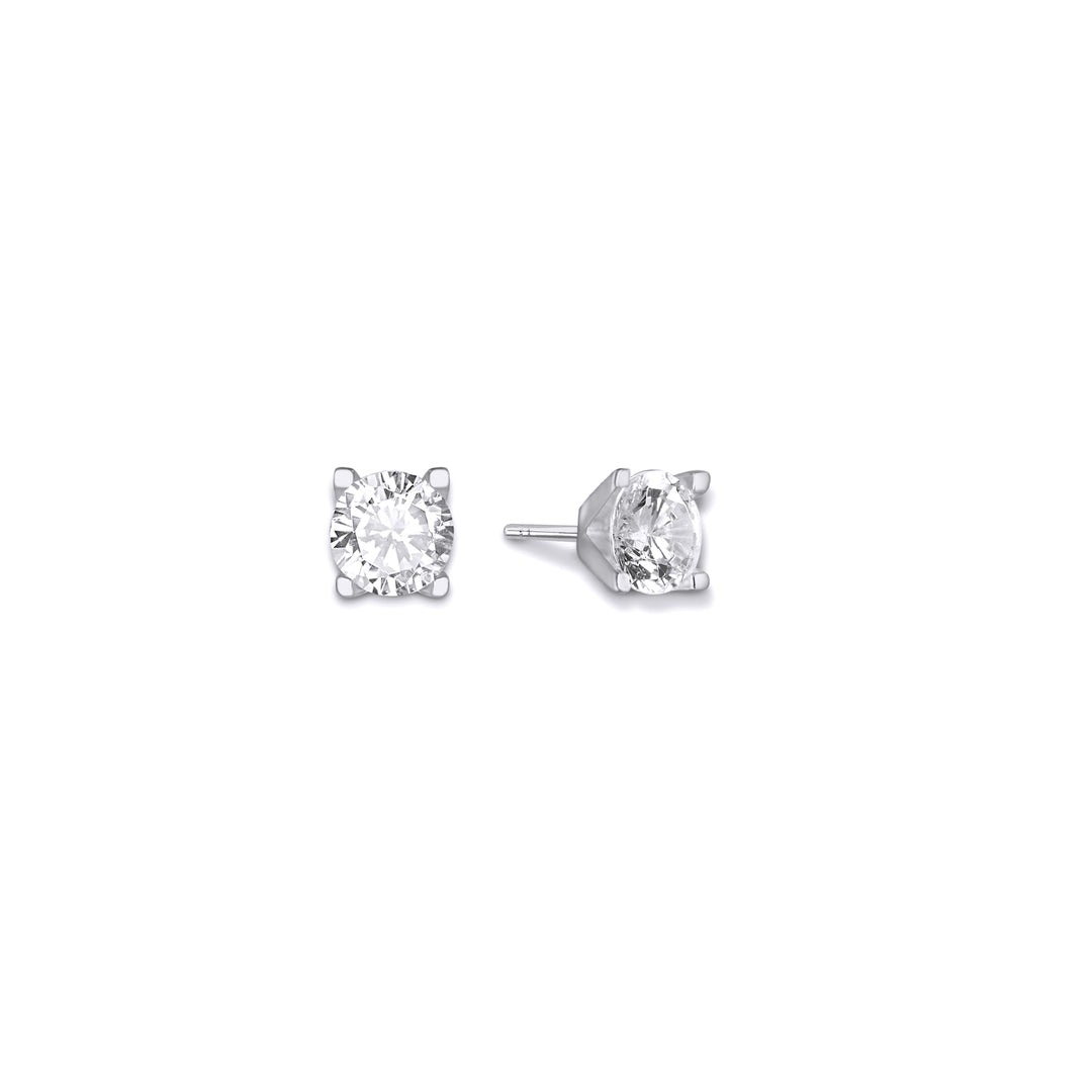 Jacinda Solitare Stud Earrings