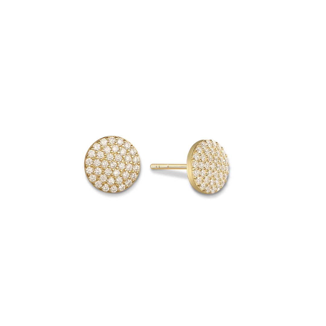 Anouk CZ Cluster Stud Earrings - Large