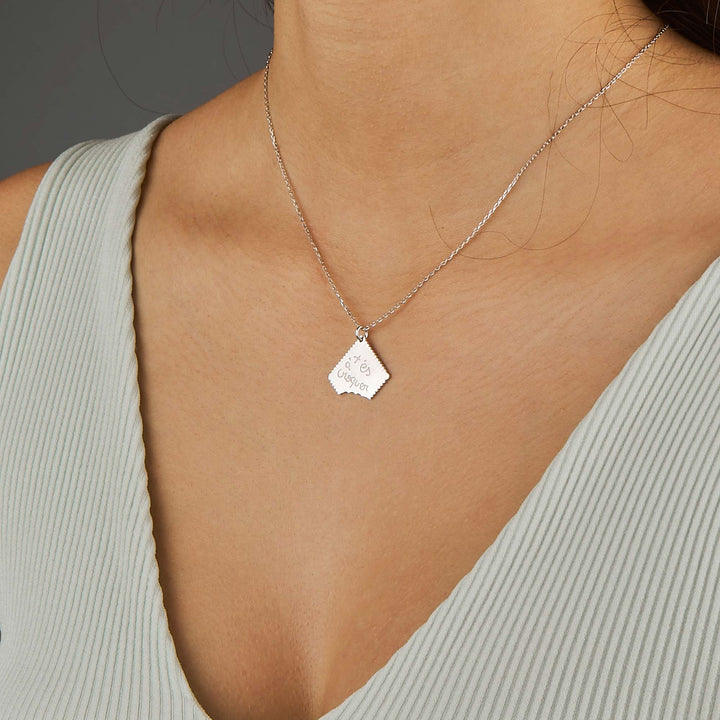 Biscuit Pendant Necklace