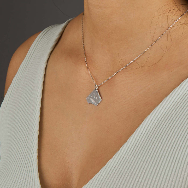 Biscuit Pendant Necklace