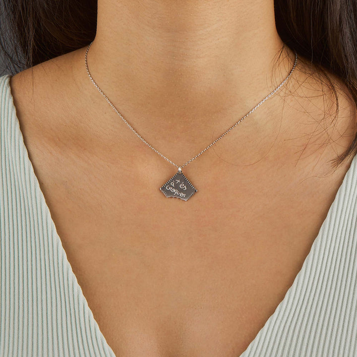 Biscuit Pendant Necklace