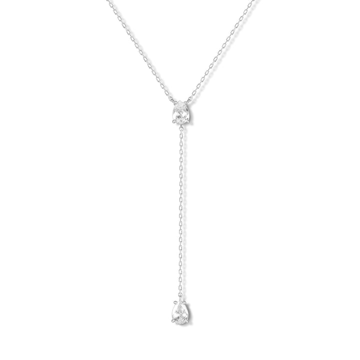 Arzu Pearl Pendant Lariat Necklace