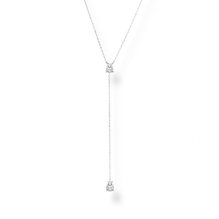 Arzu Pearl Pendant Lariat Necklace