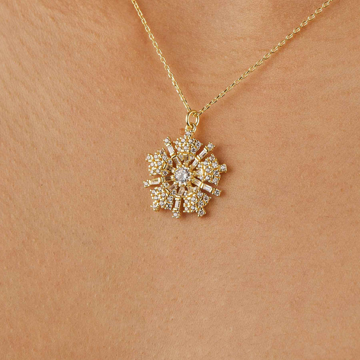 Begonia Diamond Necklace (CZ)