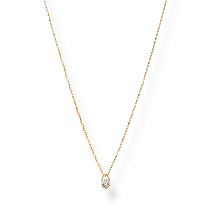 Paril Pear Shape Diamond Pendant Necklace