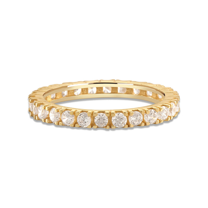 Melda CZ Eternity Band / Wedding Band