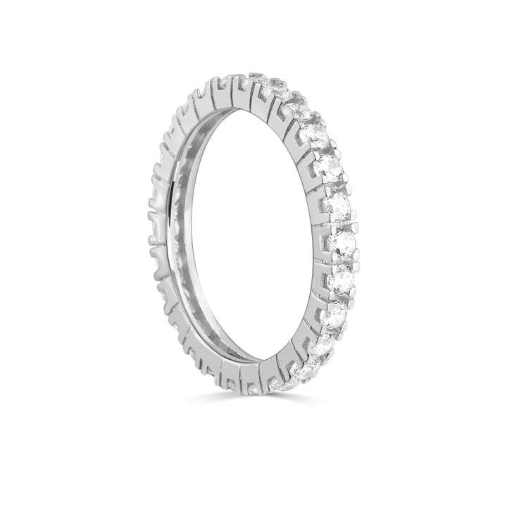 Melda CZ Eternity Band / Wedding Band