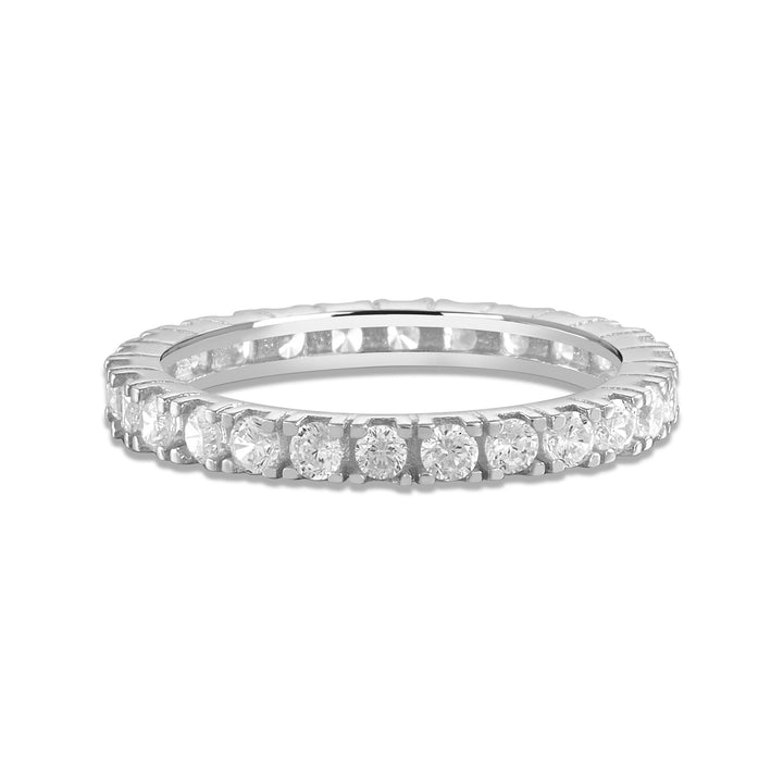 Melda CZ Eternity Band / Wedding Band