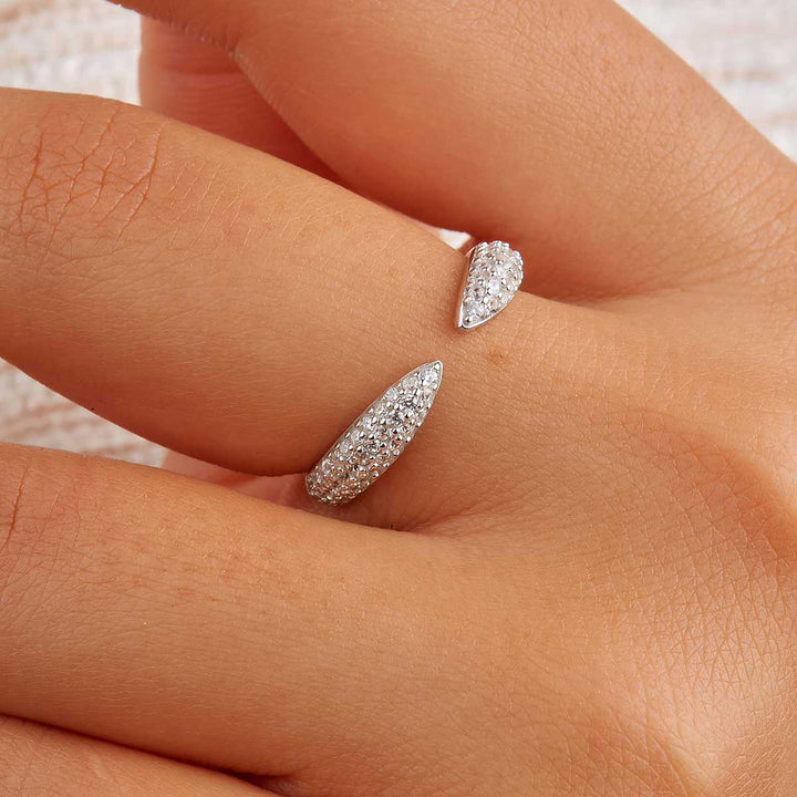 Olca Pave Open Ring