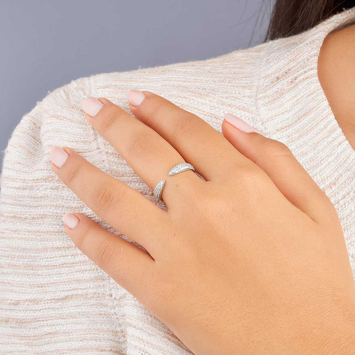 Olca Pave Open Ring