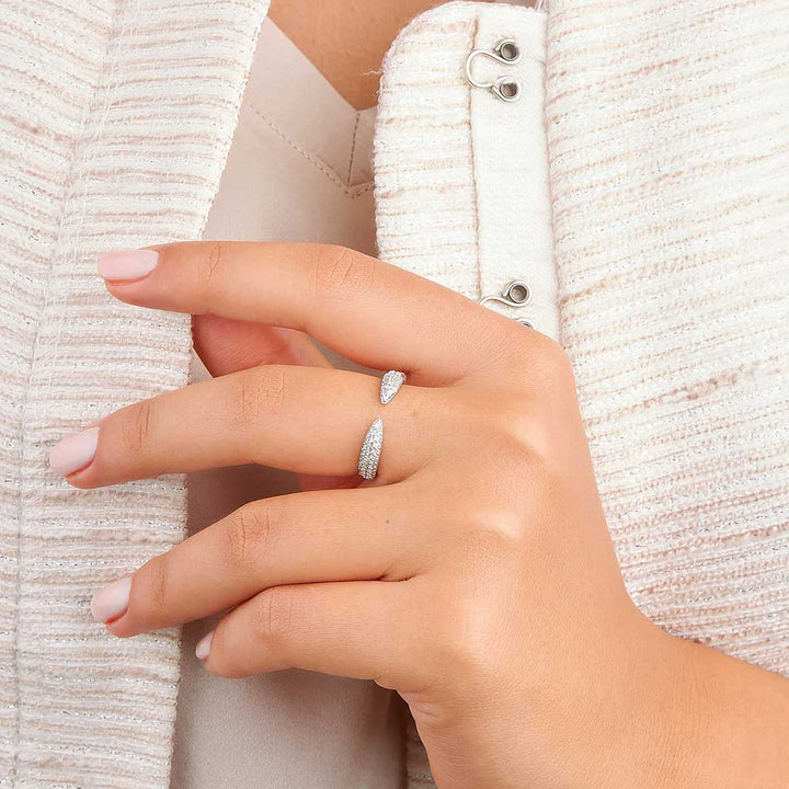 Olca Pave Open Ring