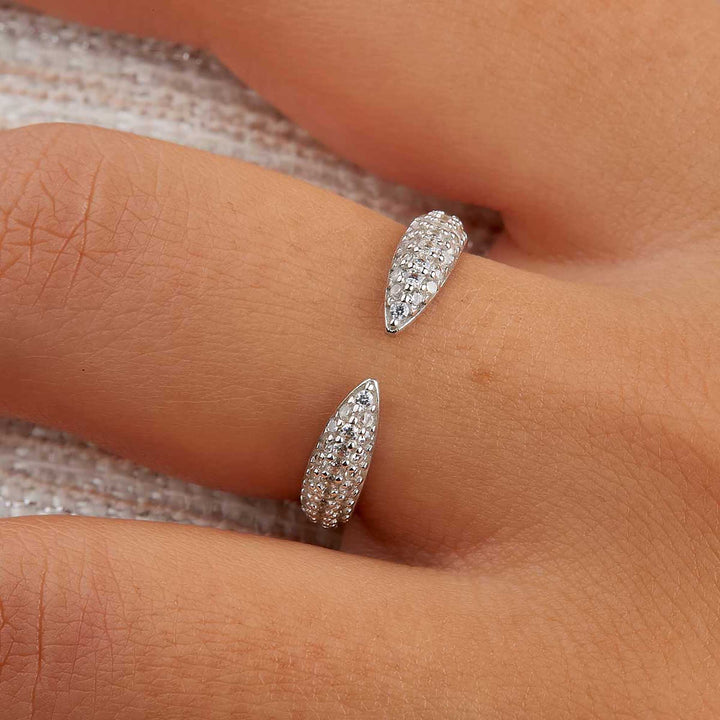 Olca Pave Open Ring