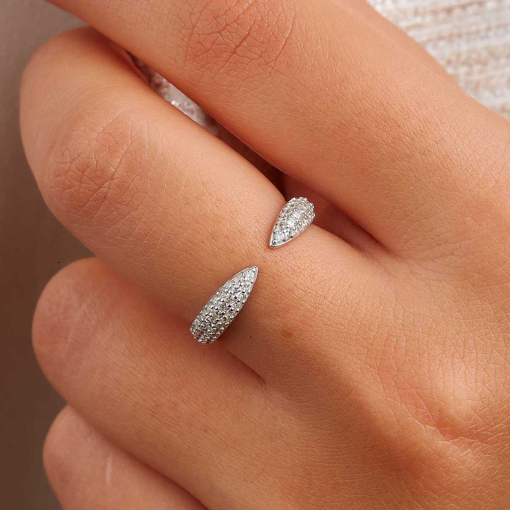 Olca Pave Open Ring