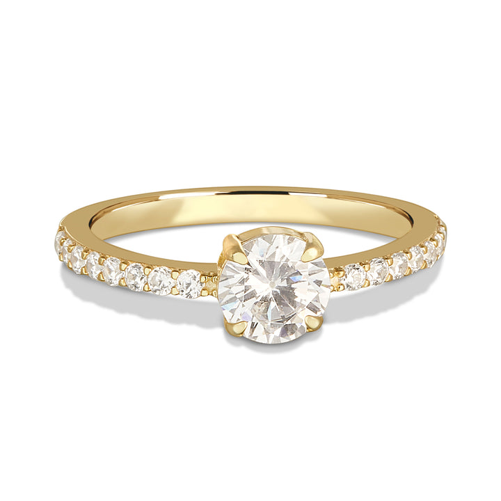 Ria Round Cut Solitaire Ring