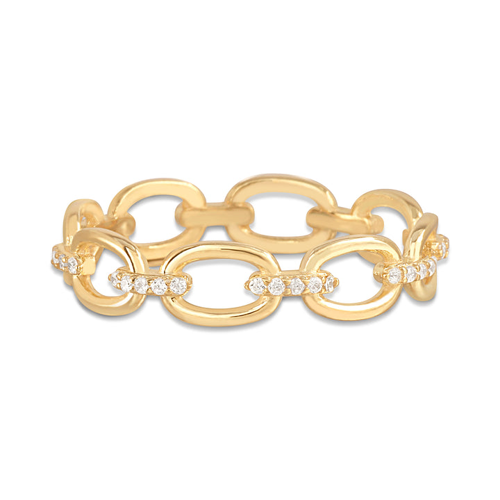 Ella Braided Paperclip Ring