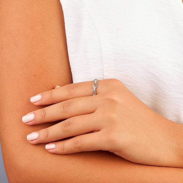 Ella Braided Paperclip Ring