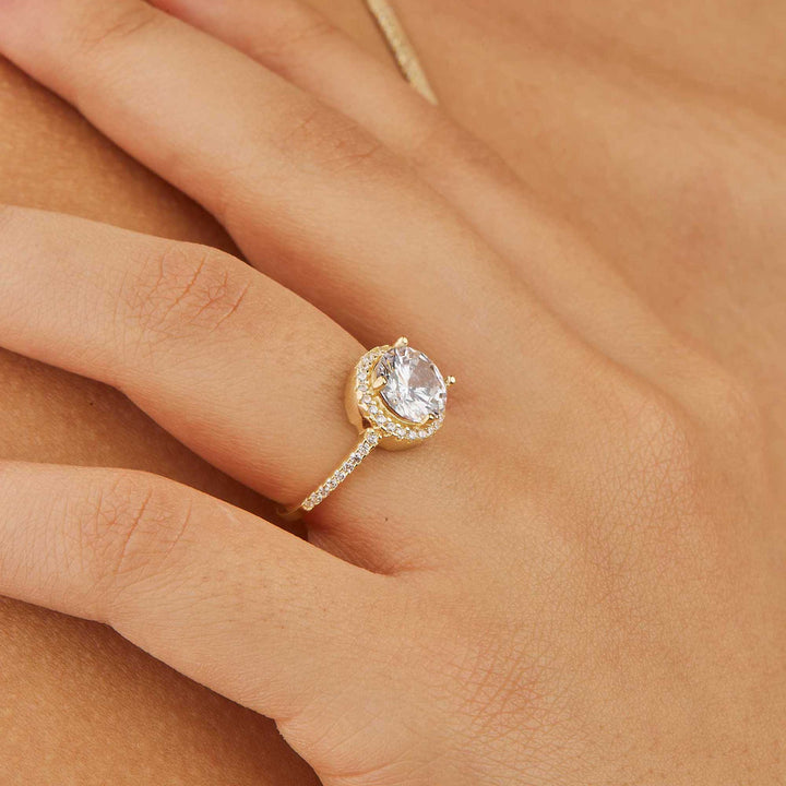 Marisol Halo Engagement Ring