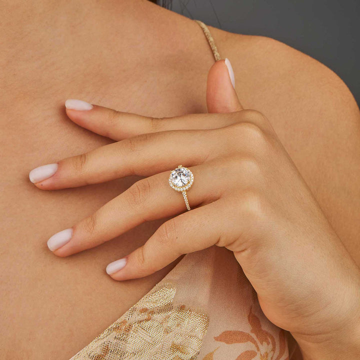 Marisol Halo Engagement Ring