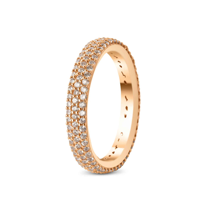 Sunshine Pave Band - Champaigne