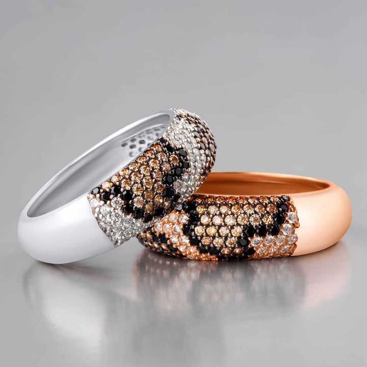 Leopard Pave Band