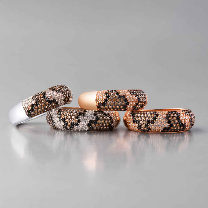 Leopard Pave Band